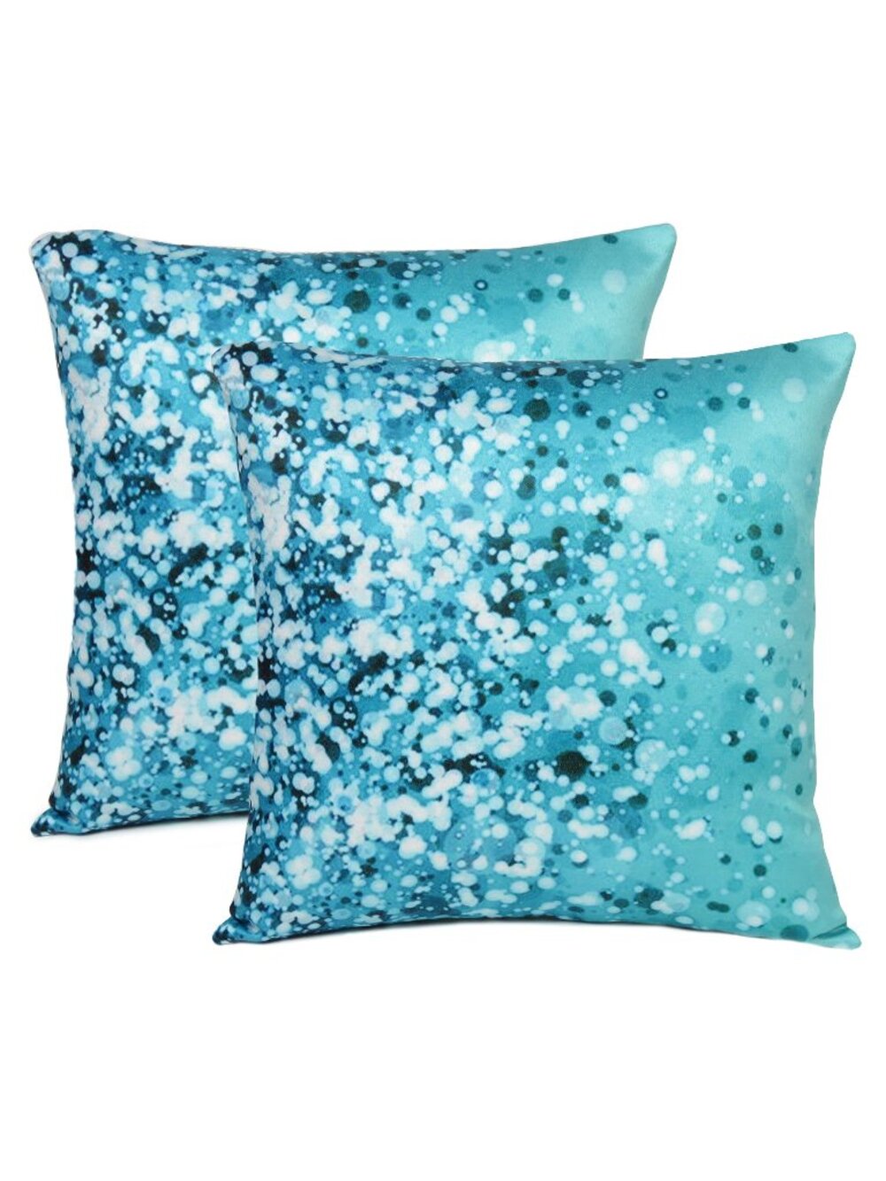 Oussum Accent Pillow Case Cotton Abstract Cushion Cover Square Set of 2